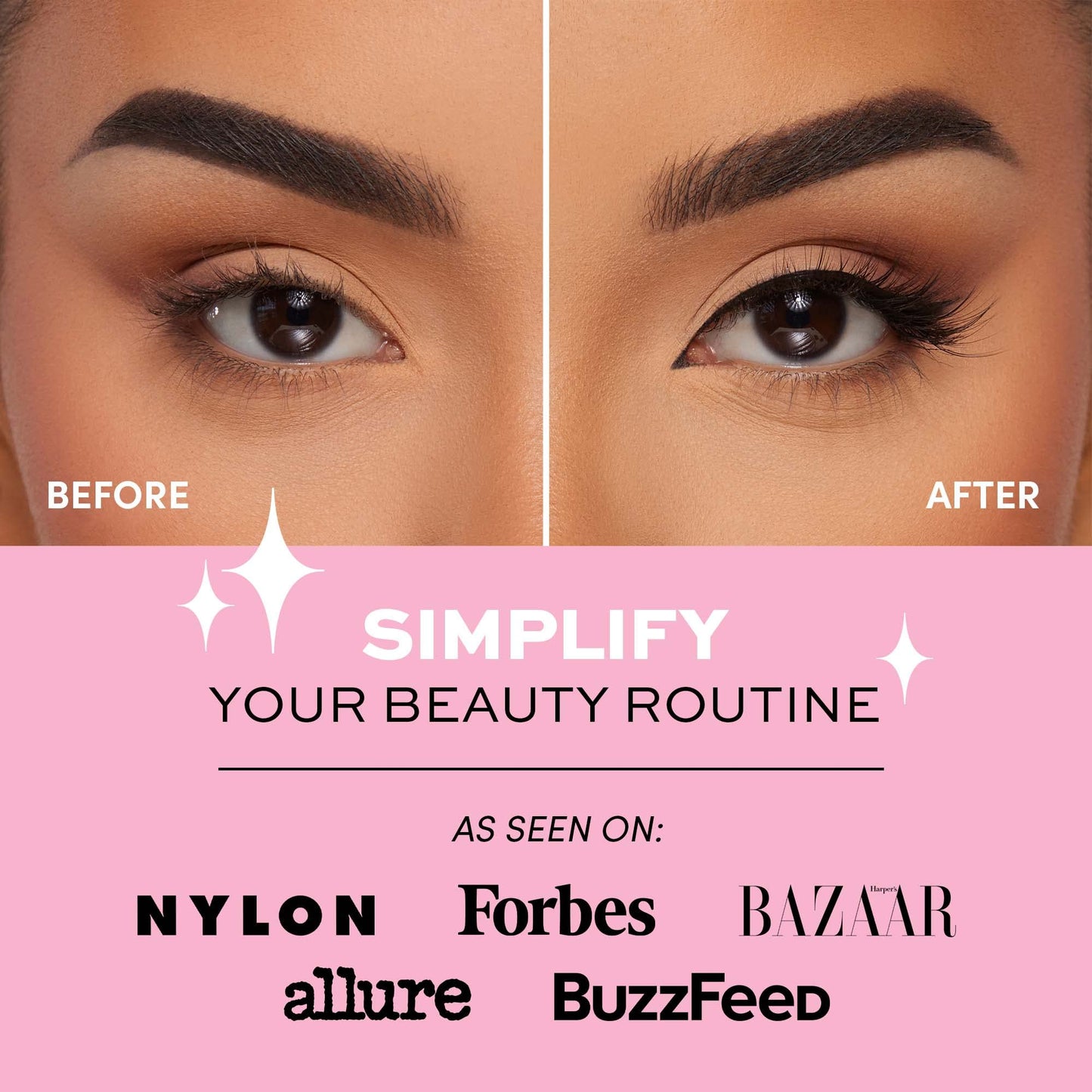 Glamnetic Magnetic Eyelashes - Vixen | Long Magnetic Lashes, 60 Wears Reusable Wispy Faux Mink Lashes, Dramatic Party Lashes - 1 Pair