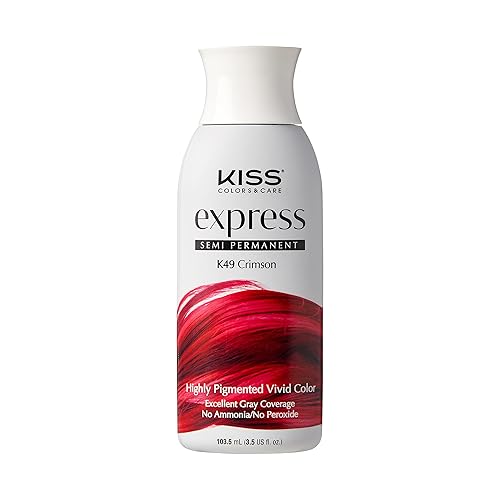 Kiss: Express Semi Permanent Hair Color - Crimson K49-Crimson