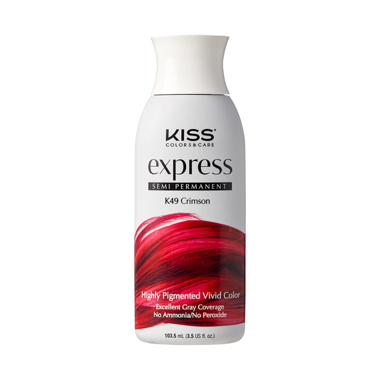 Kiss: Express Semi Permanent Hair Color - Crimson K49-Crimson