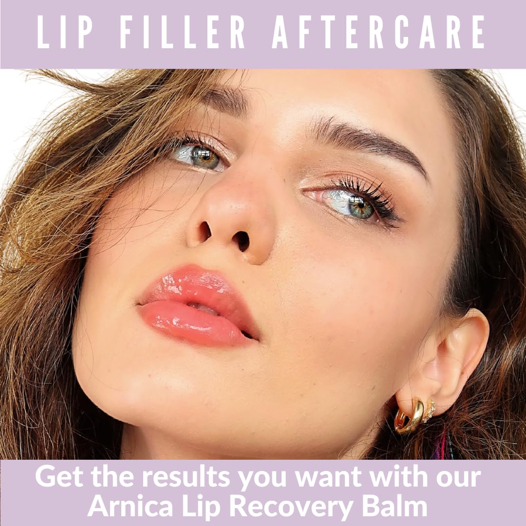 Arnique Arnica Lip Balm - Lip Filler Aftercare Balm with Arnica Montana and Bromelain, Soothing Topical Masque for Lip Flip, Injections, and Cosmetic