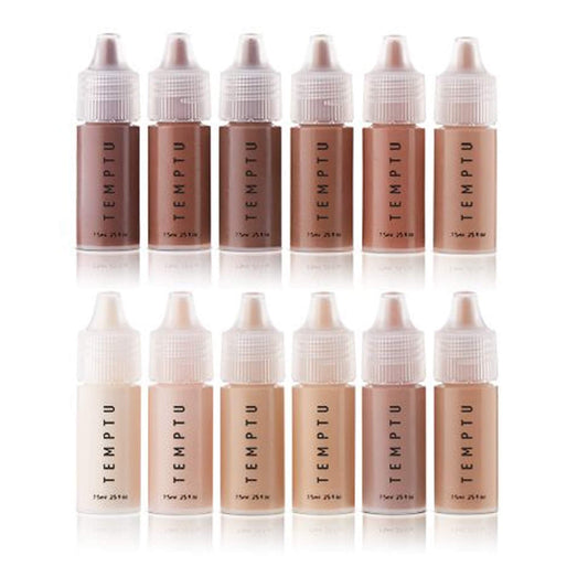 TEMPTU S/B Silicone-Based Airbrush Foundation: Professional Long-Wear Liquid Makeup, Sheer To Full Coverage For A Hydrated, Healthy-Looking Glow