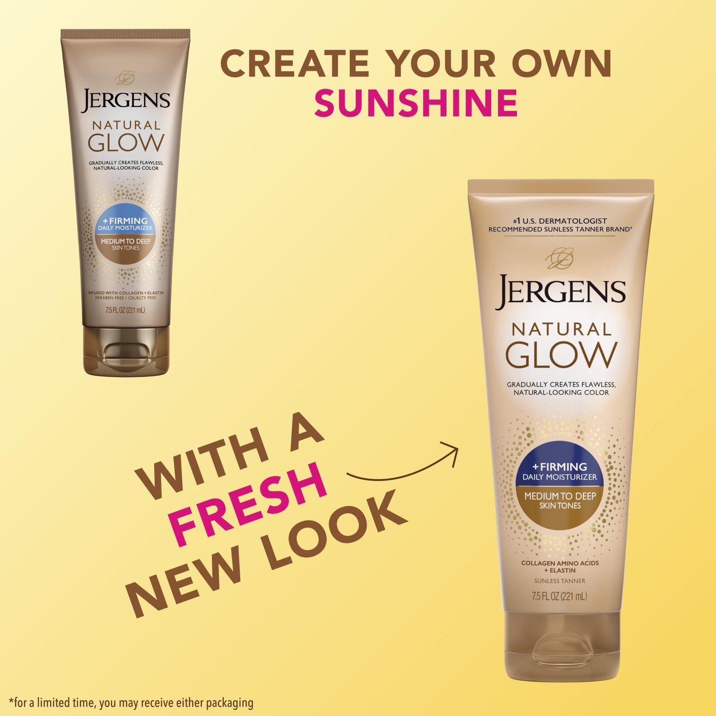 Jergens Natural Glow + Firming Daily Moisturizer Medium to Tan Skin Tones 7.5oz Beauty and Personal Care Jergens