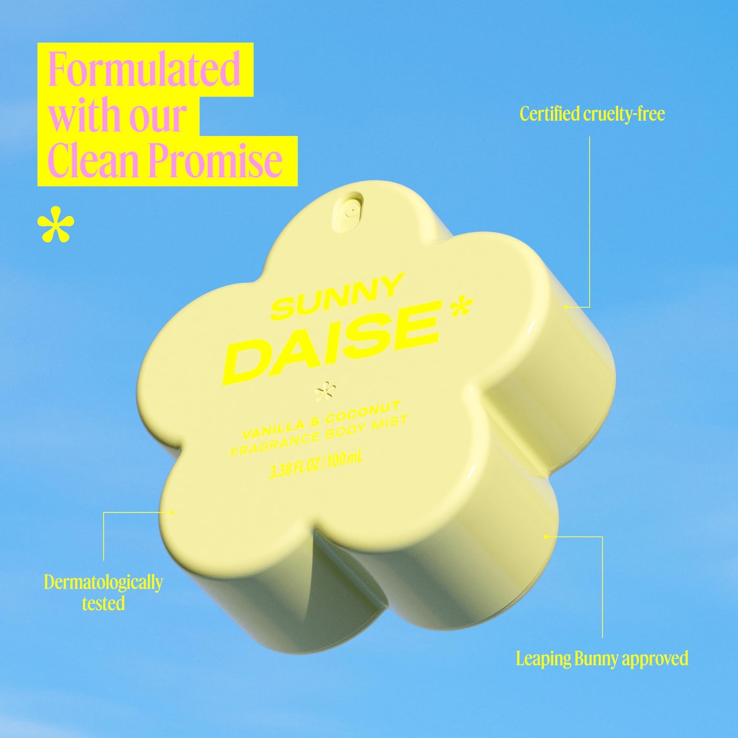 Daise Sunny Fragrance Women's Body Mist - 3.38 fl oz