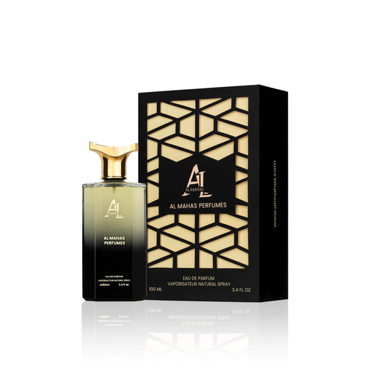 AL MAHAS Oud Wood Perfume - Eau de Parfum 100 ml (3.4 Oz) Long Lasting Bold Men Perfume, Floral Woody Scent Arabian Cologne. Notes: Cardamom, Pink Beauty & Personal Care AL MAHAS