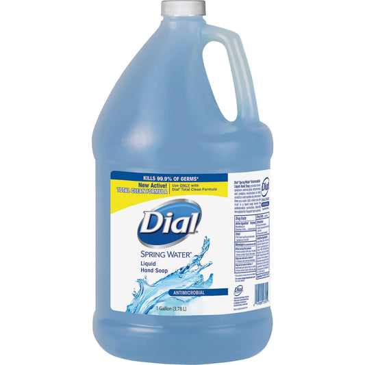 Dial Complete Spring Water Antibacterial Liquid Hand Soap, 128 Fl oz Refill Bottle (Pack of 1) Beauty & Personal Care Dial