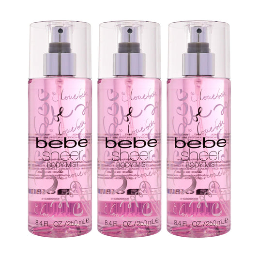 Bebe Sheer Body Mist - Body Spray for Women - Perfume Mist Sensual and Flirtatious Women's Fragrance with Citrus Cocktail, Pink Peony, and Sandalwood Beauty & Personal Care bebe