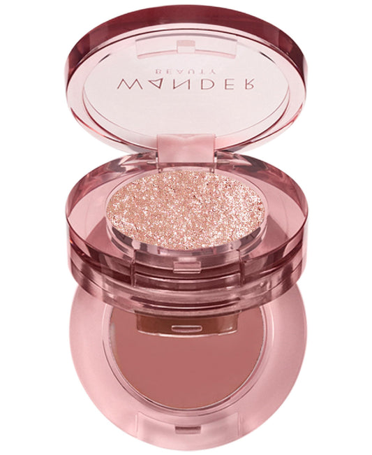 Wander Beauty Cream Eye Shadow + Radiant Powder Shadow DOUBLE DATE EYE SHADOW DUO | Paraben Free and Gluten Free (Eye Candy/Crush)
