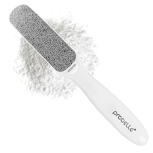 Probelle Double Sided Multidirectional Nickel Foot File Callus Remover - Immediately Reduces calluses and Corns to Powder for Instant Results, Safe
