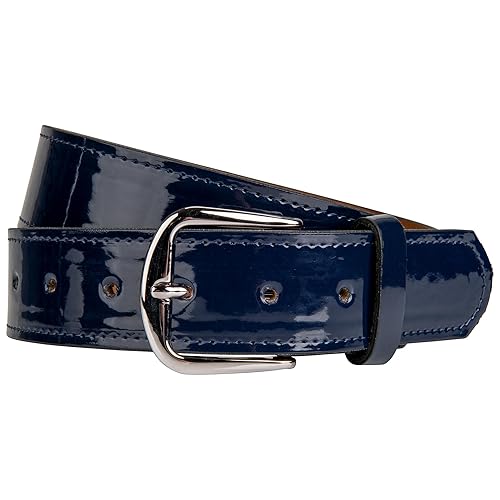 Champro Patent Leather Belt; Navy, Adult 3X-Large, Model Number: A068NY3X