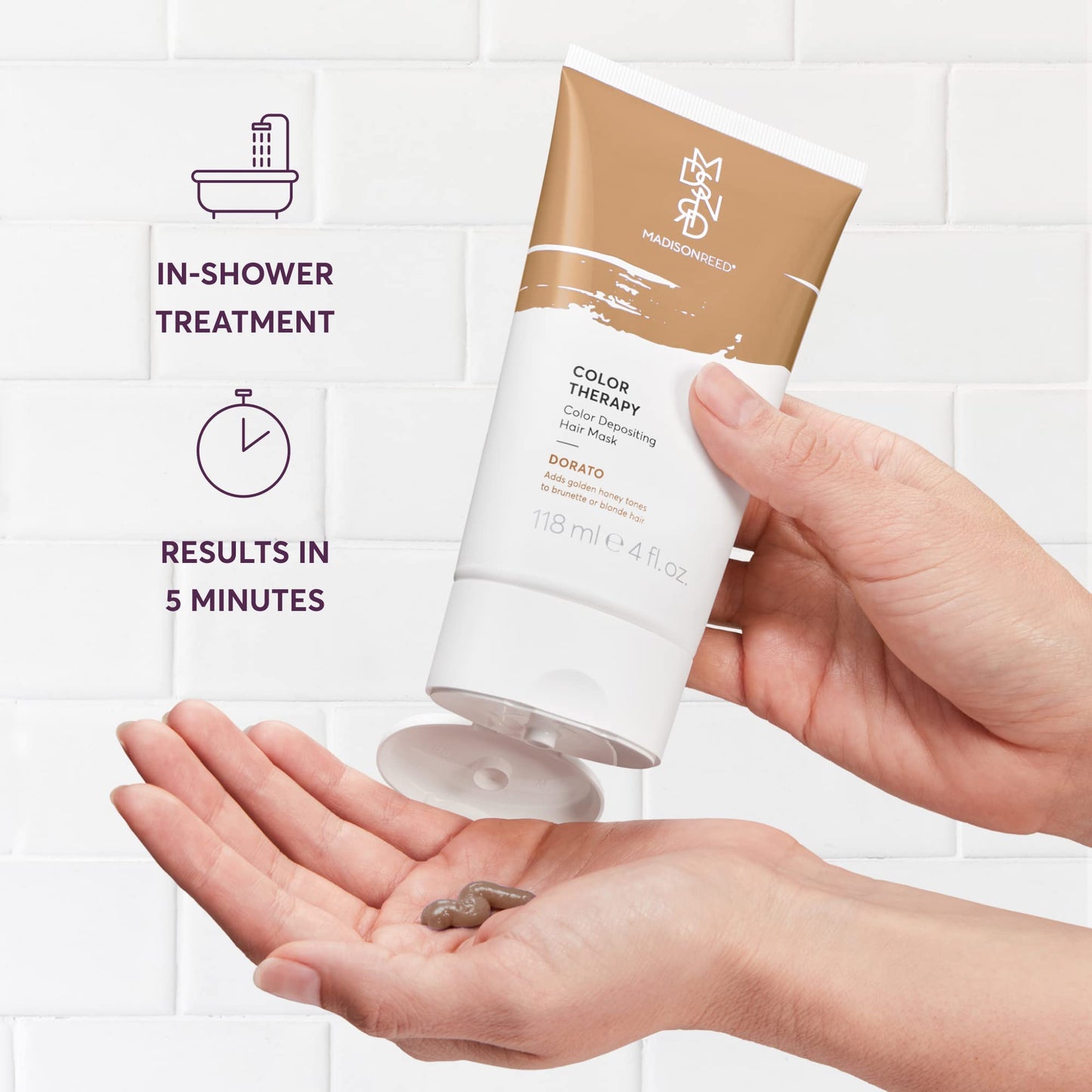 Madison Reed Color Therapy, Dorato, Color Depositing Hair Mask & Deep Conditioning Treatment, Intensely Hydrating, Refreshes Color & Tone, Keratin Beauty & Personal Care Madison Reed