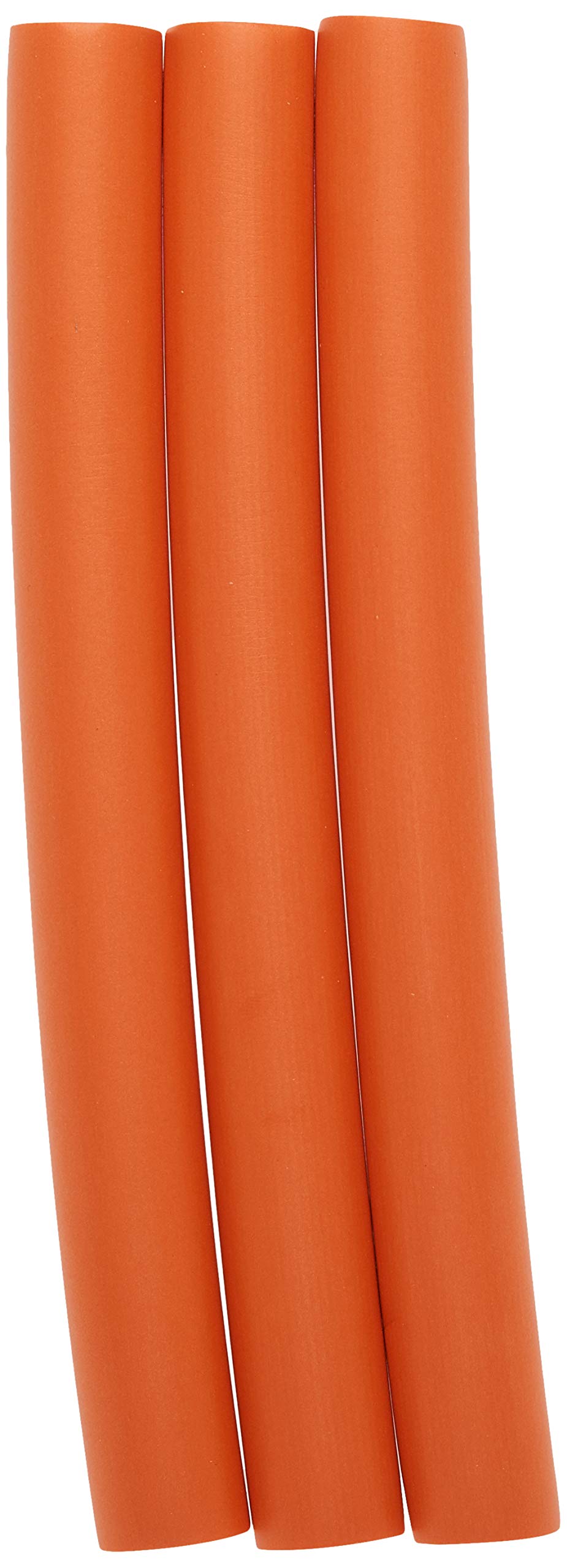 Diane Jumbo Twist-Flex Rod, Orange, 3 count 1 Inch