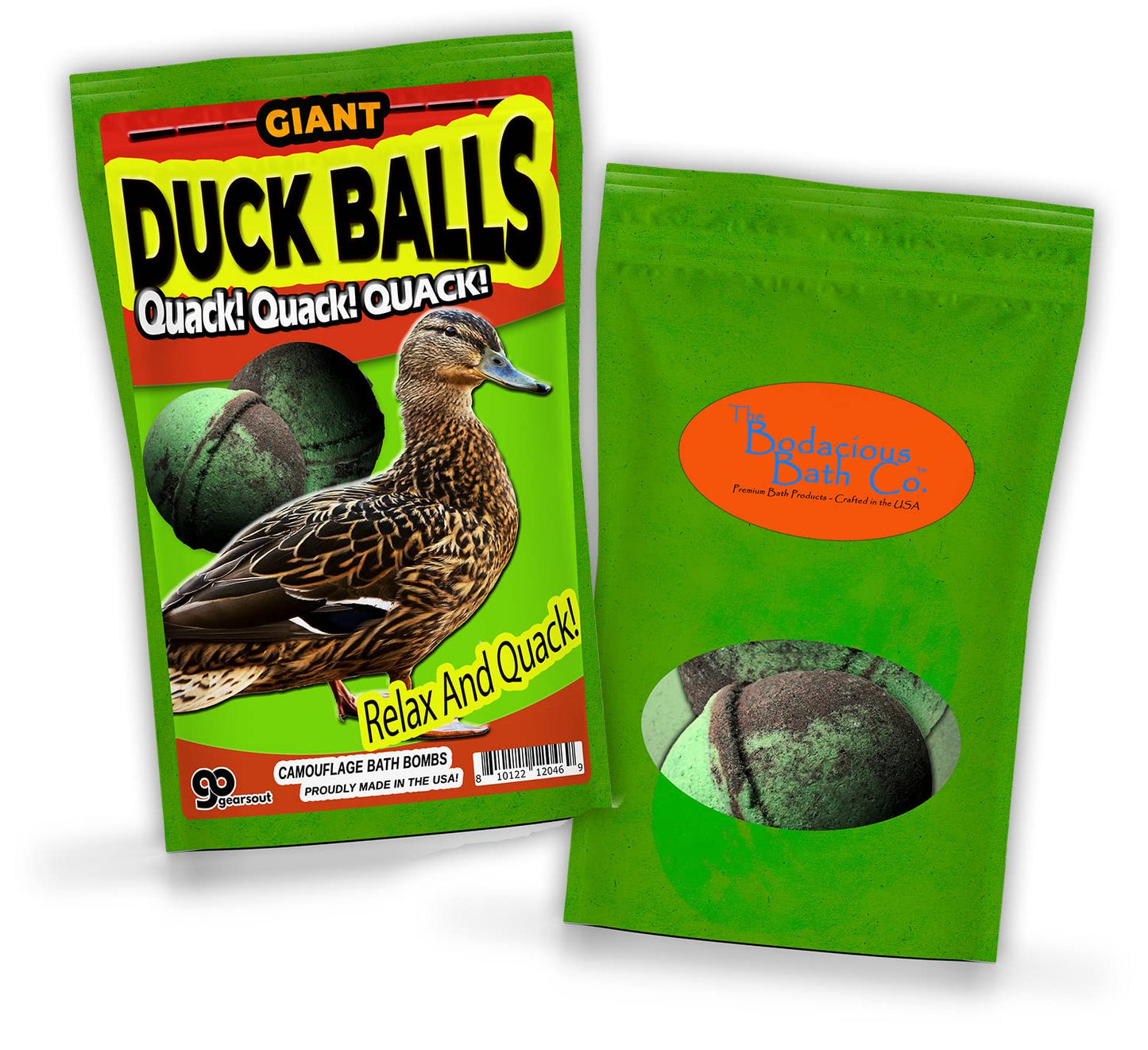 Giant Duck Balls Bath Time Adventure Kit - Funny Gift for Hunters - Duck Hunting Gifts for Men - Stocking Stuffer, Hilarious Gag Gift, Adult Gift…
