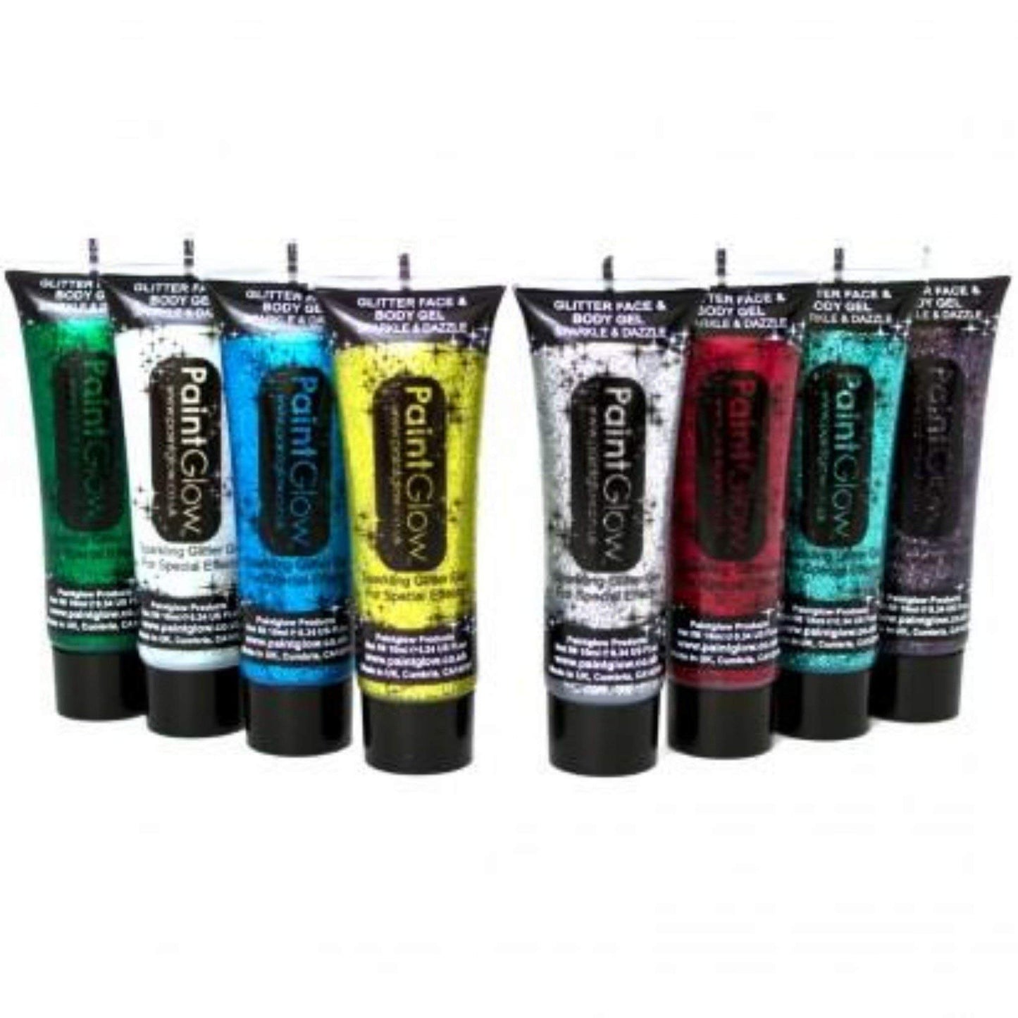 Paint Glow Holographic Fine Face & Body Glitter Gel (Gold)
