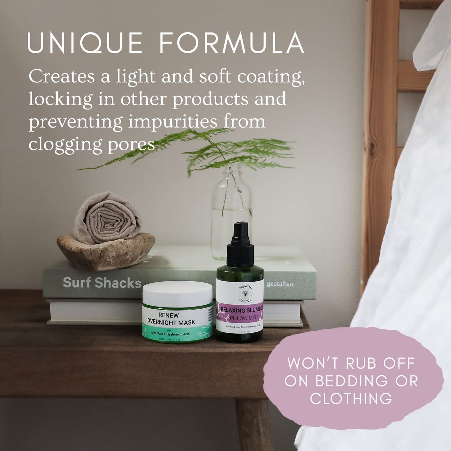 Doppeltree RENEW Overnight Face Mask with Aloe Vera Gel & Hyaluronic Acid, Anti Aging Hydrating Facial Mask for All Skin Types, Night Time Skin Care