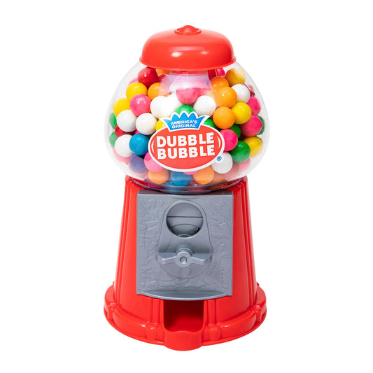 Schylling Brand Classic Retro Gumball Coin Bank - 8.5" Tall - Includes 45 Dubble Bubble Gumballs - Ages 3+