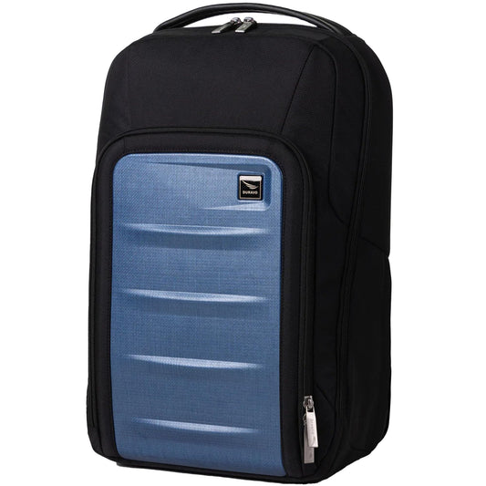 Duravo Venture Slim Laptop Backpack, Durable, Sleek, Flight Approved, Fits Up to 17" Laptop, Breathable, Lightweight (Blue, Slim)
