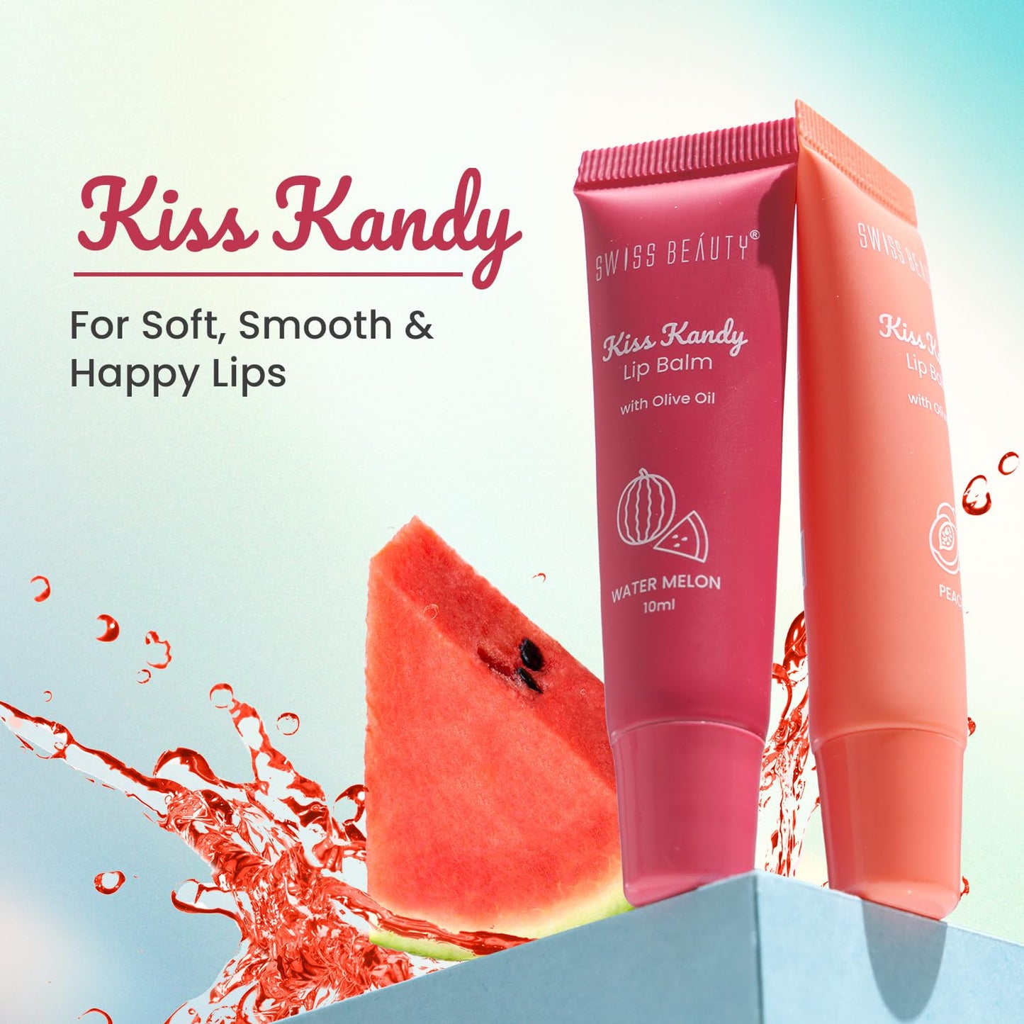 SWISS BEAUTY Kiss Kandy Lip Balm (05), Pink, Adults Beauty and Personal Care SWISS BEAUTY