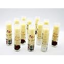 ZZYBIA Assorted Clear Vinyl Lip Balm Label Sticker for Lip Balm Tube Container 60pcs