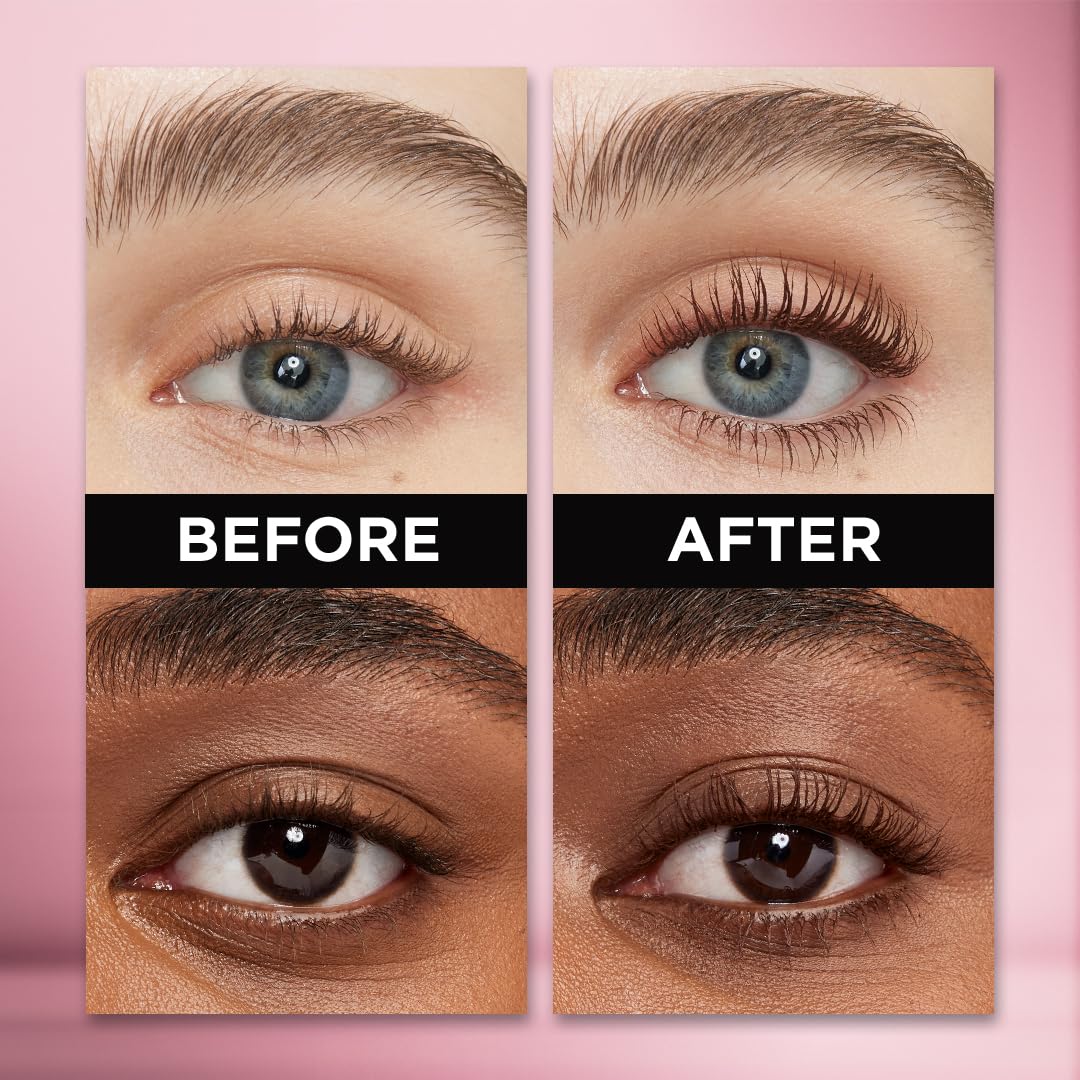 L'Oreal Paris Makeup Voluminous Lash Paradise Mascara, Voluptuous Volume, Intense Length, Feathery Soft Full Lashes, No Flaking, Smudging or Clumping