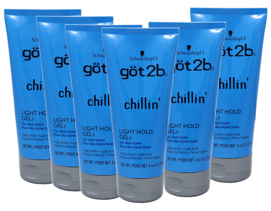 Got 2B Chillin Gel Light Hold 6 Ounce (Pack of 6)