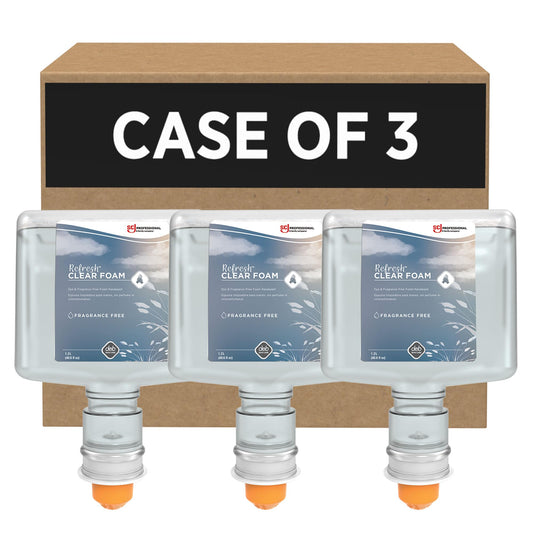 SC Johnson Professional REFRESH CLEAR FOAM HAND SOAP TOUCH FREE 1.2 LITERS, 3 PACK