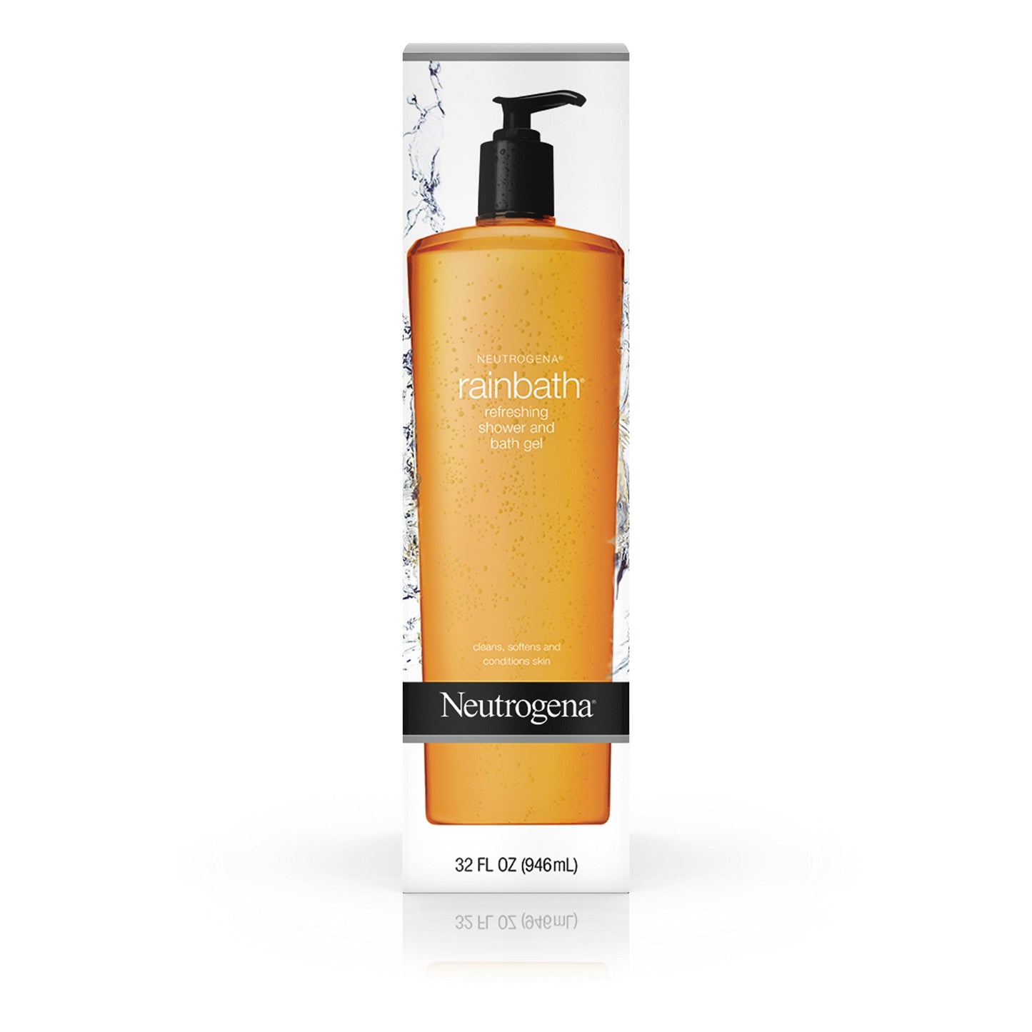Neutrogena Rainbath Cleansing Shower & Bath Gel, Daily Moisturizing Body Wash Cleanser & Shaving Gel for Men & Women, Clean-Rinsing Creamy Lather