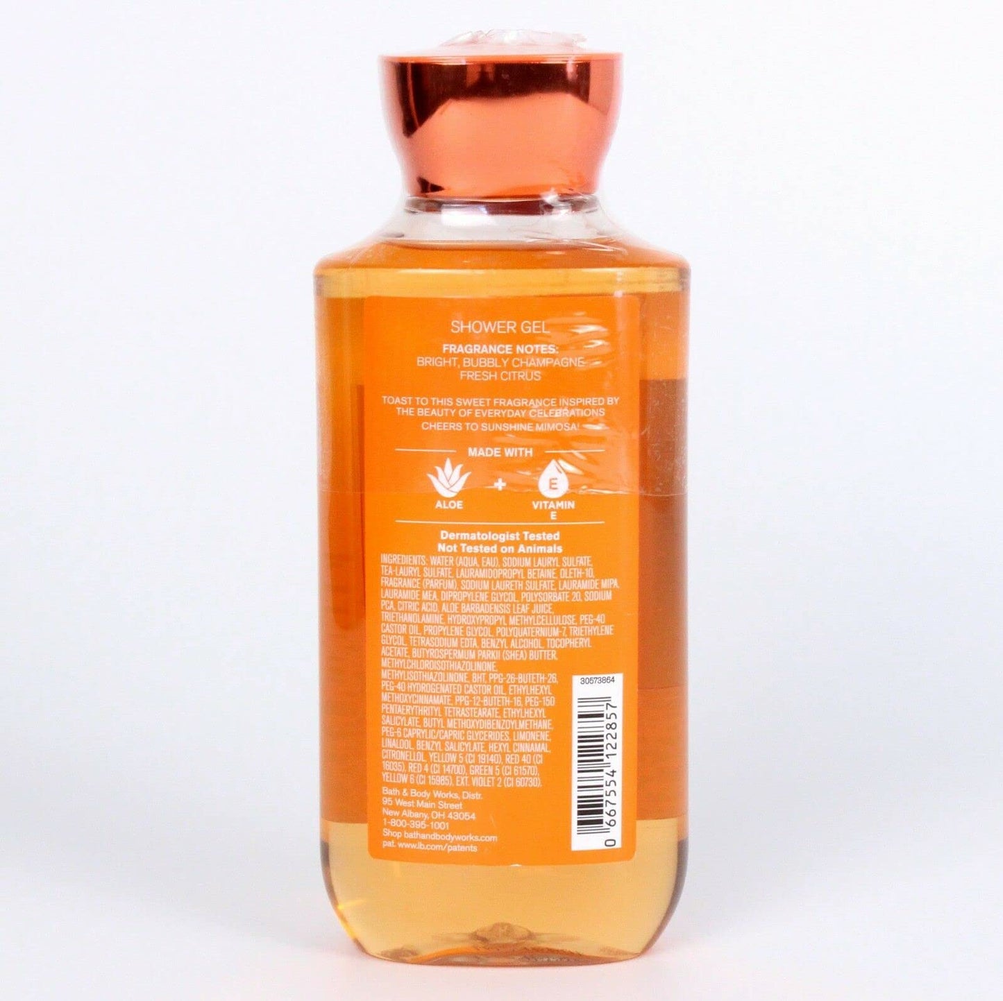Sunshine Mimosa Shower Gel 10 fl oz 295 mL, 10 Fl Oz (Pack of 1)