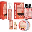 MAKOF Kid’s Hair Growth Set. Shampoo & Conditioner with black castor oil, Wheat Protein, Argan, Jojoba, Aloe Vera, , Mask Treatment and Leave-in