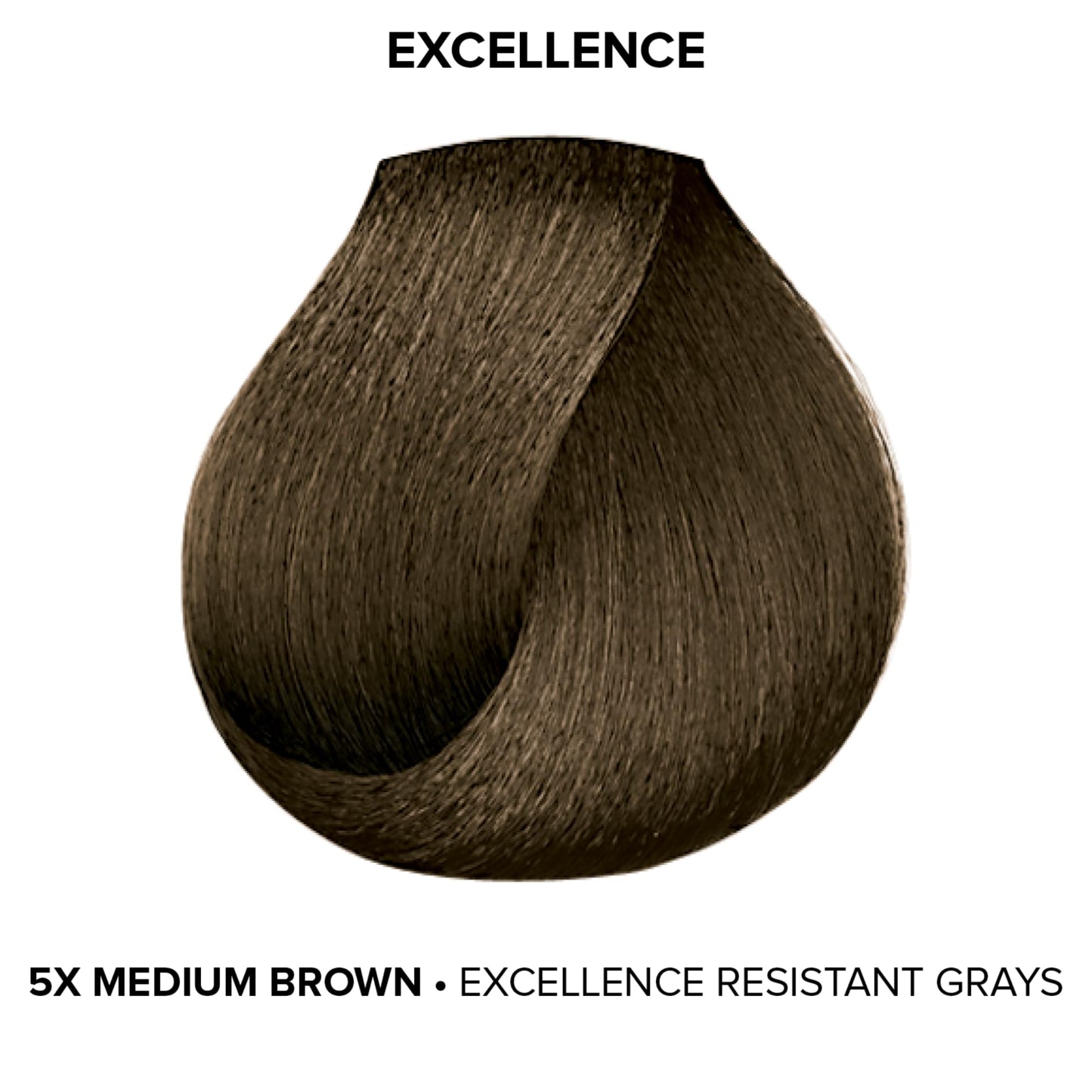 L'OREAL TECHNIQUE Excellence Crème Resistant Grays Permanent Hair Color - Max Coverage on Resistant Grays, Rich Crème No-Drip Formula & Patented Gray