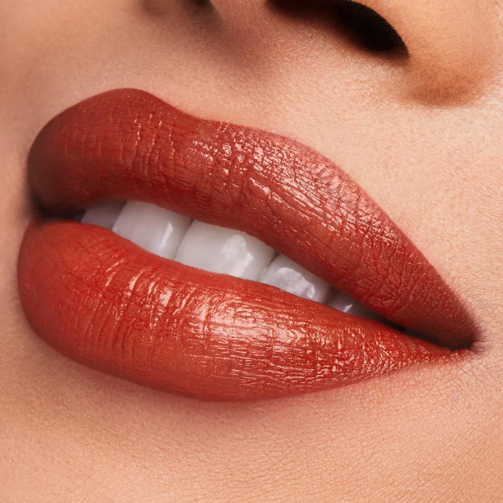 Estée Lauder Pure Color Long-Lasting Hi-Lustre Lipstick for Women | Shimmer Finish, 0.12 Ounce, 130 Slow Burn
