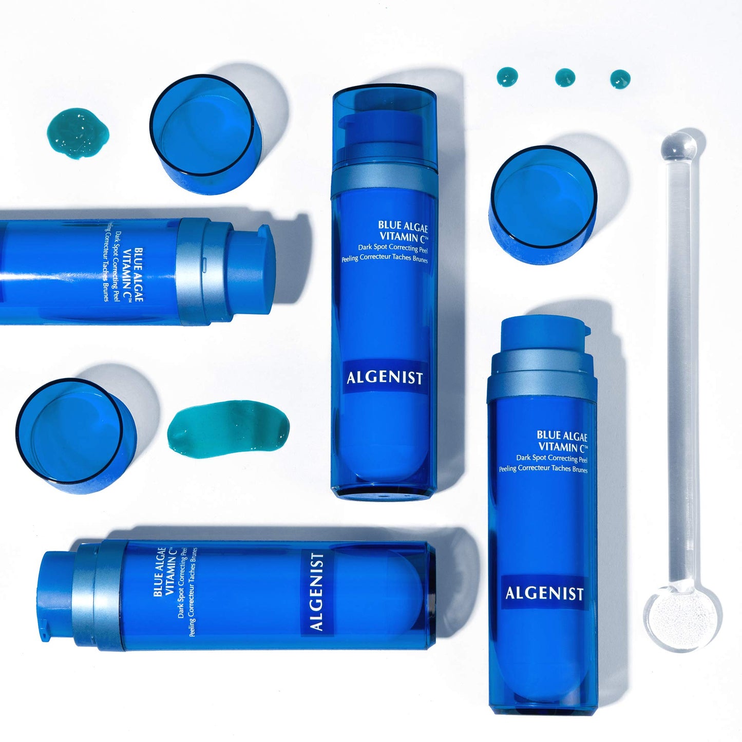 Algenist Blue Algae Vitamin C Dark Spot Correcting Peel - Visibly Reduce The Appearance of Discoloration - Exfoliating AHAs, BHA & PHA to Help Even