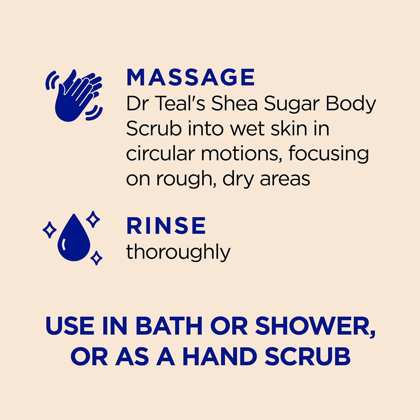 Dr Teal's Shea Sugar Body Scrub, Citrus with Essential Oils & Vitamin C, 19 oz