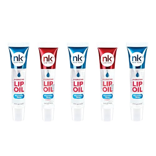Nicka K Hydrating Lip Oil Nourishing Glass (GLOSS3PK-CHERRY2PK)