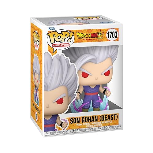 Funko Pop! Animation: Dragon Ball Super: Super Hero - Son Gohan (Beast) with Chase, (Style May Vary)