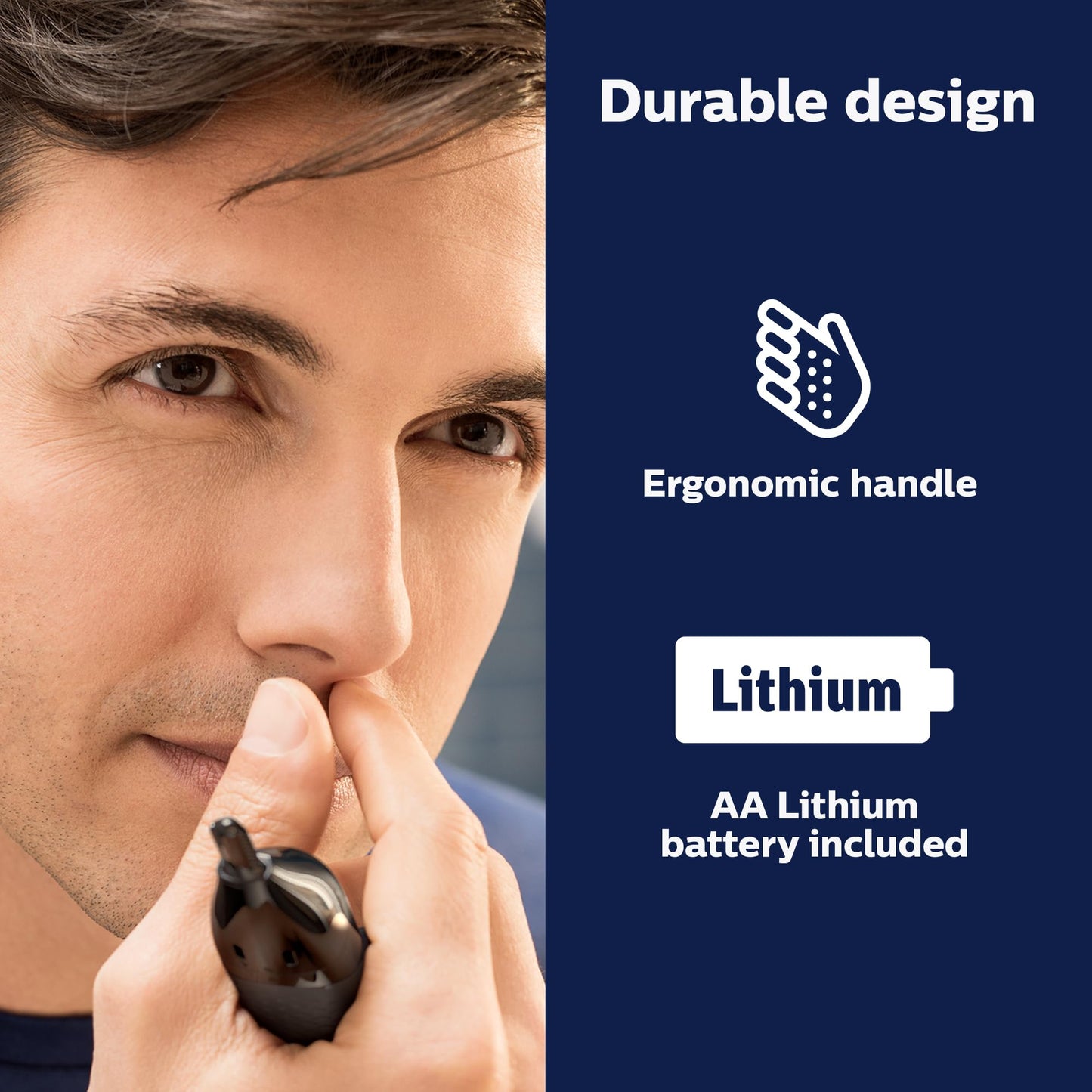 Norelco Philips Nose Trimmer 3000, for Nose, Ears Eyebrows, NT3600/62 Beauty and Personal Care Norelco