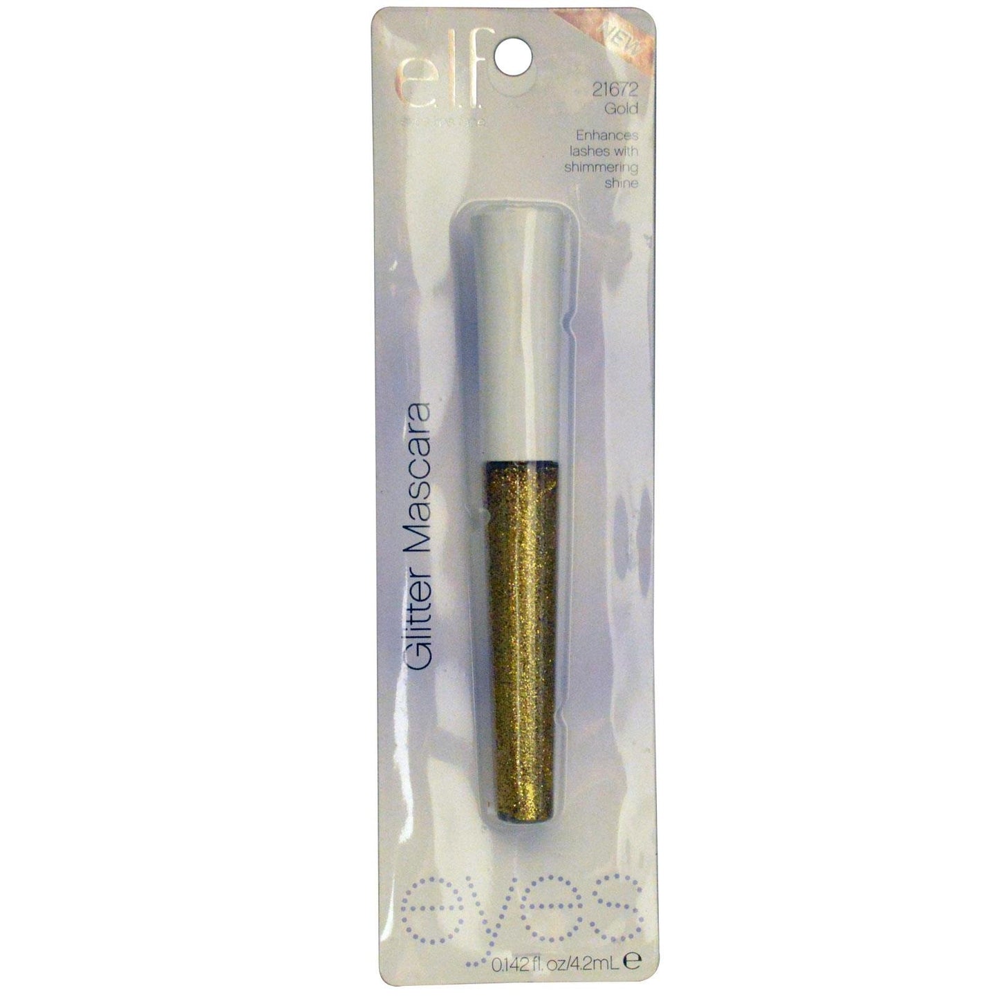 e.l.f. Glitter Mascara, Gold, 0.145 Fluid Ounce