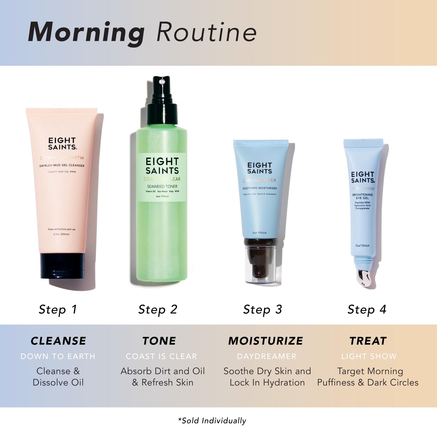 Eight Saints Daydreamer Soothing Anti Aging Face Moisturizer, Natural & Organic Fast Absorbing Oil Free Face Lotion With Hyaluronic Acid & Vitamin E
