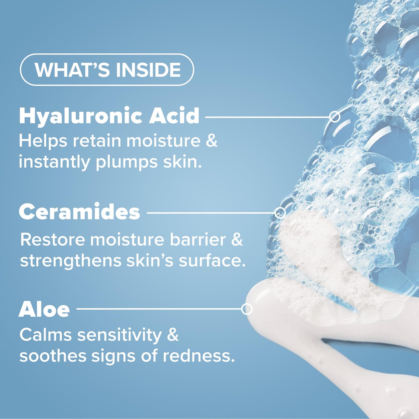 Paula's Choice RESIST Perfectly Balanced Foaming Facial Cleanser, Face Cleanser with Hyaluronic Acid & Aloe, Anti-Aging Face Wash, Large Pores & Oily