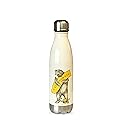I Love California Bear Hug Stainless Steel Water Bottle - Antique White