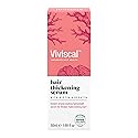 Viviscal Hair Thickening Serum, Instant Lightweight Hair Product, Leave-in Elixir for Thicker, Fuller Looking Hair, with Keratin & Biotin, 50ml (1.69
