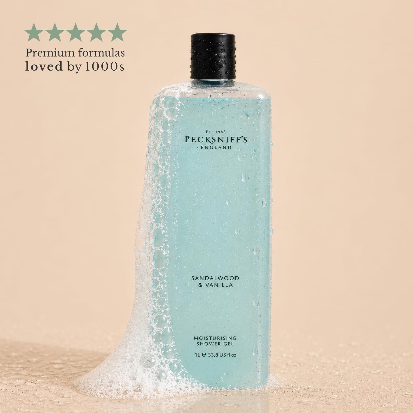 Pecksniff's 1L Shower Gel (CORE) Sandalwood Vanilla