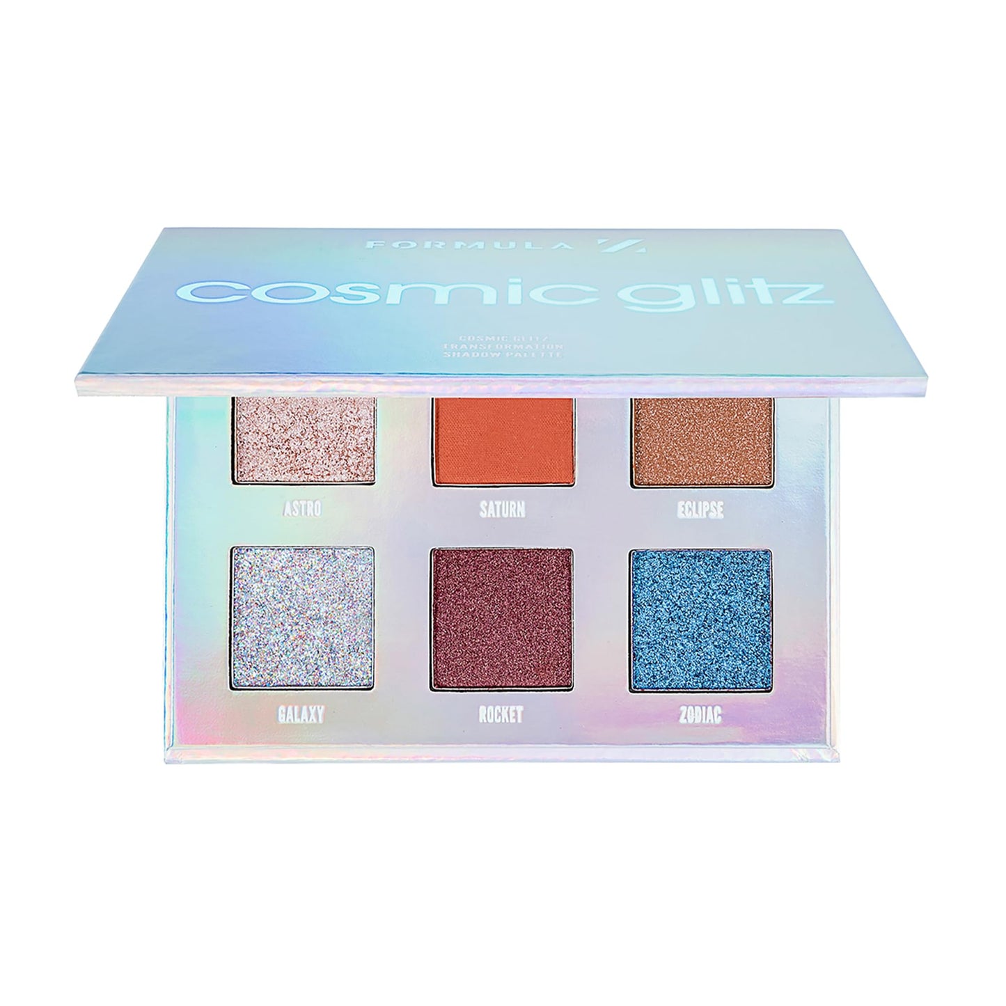 Formula Z Shadow Palette - Eye Shadow Palette Makeup with Glitter Eyeshadow - Longwearing, Richly Pigmented, Universal Shades - Cosmic Glitz - 1 Pc