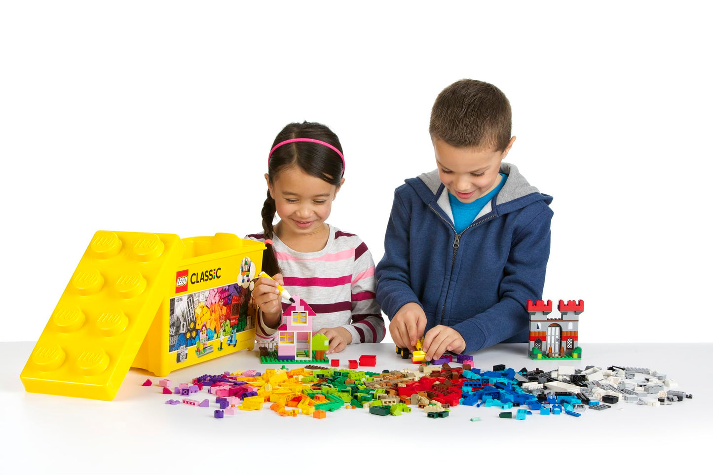 LEGO Classic Large Creative Brick Box 10698, Building Set with Storage, Fun Interactive Toy for Kids, Boys & Girls, Great for Home or Classroom