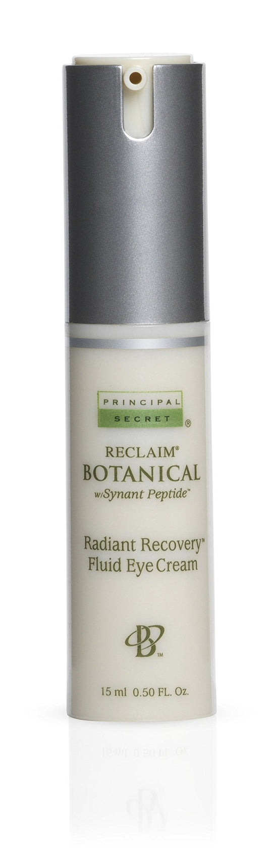 Principal Secret reclaim BOTANICAL Anti-Aging Radiant Recovery Fluid Eye Cream Plant Based Retinol, Argireline, Squalane, Peptides, Ceramides