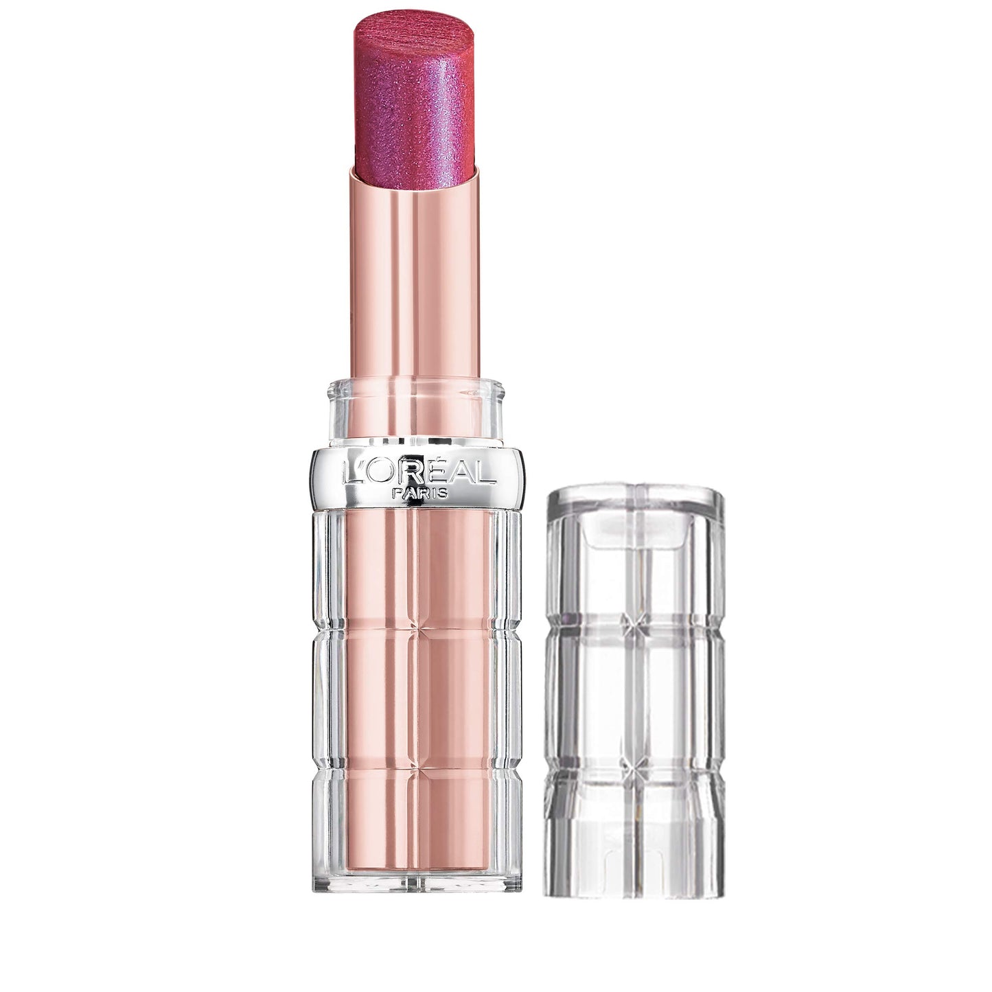 L’Oréal Paris Makeup Colour Riche Plump and Shine Lipstick, for Glossy, Radiant, Visibly Fuller Lips with an All-Day Moisturized Feel, Mulberry Plump,