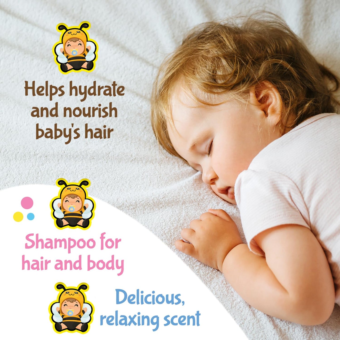 Tio Nacho Royal Baby Hair and Body Shampoo with Royal Jelly & Chamomile, 13.5 fl oz - Hypoallergenic, Gentle, Tear Free, All in One Body Wash
