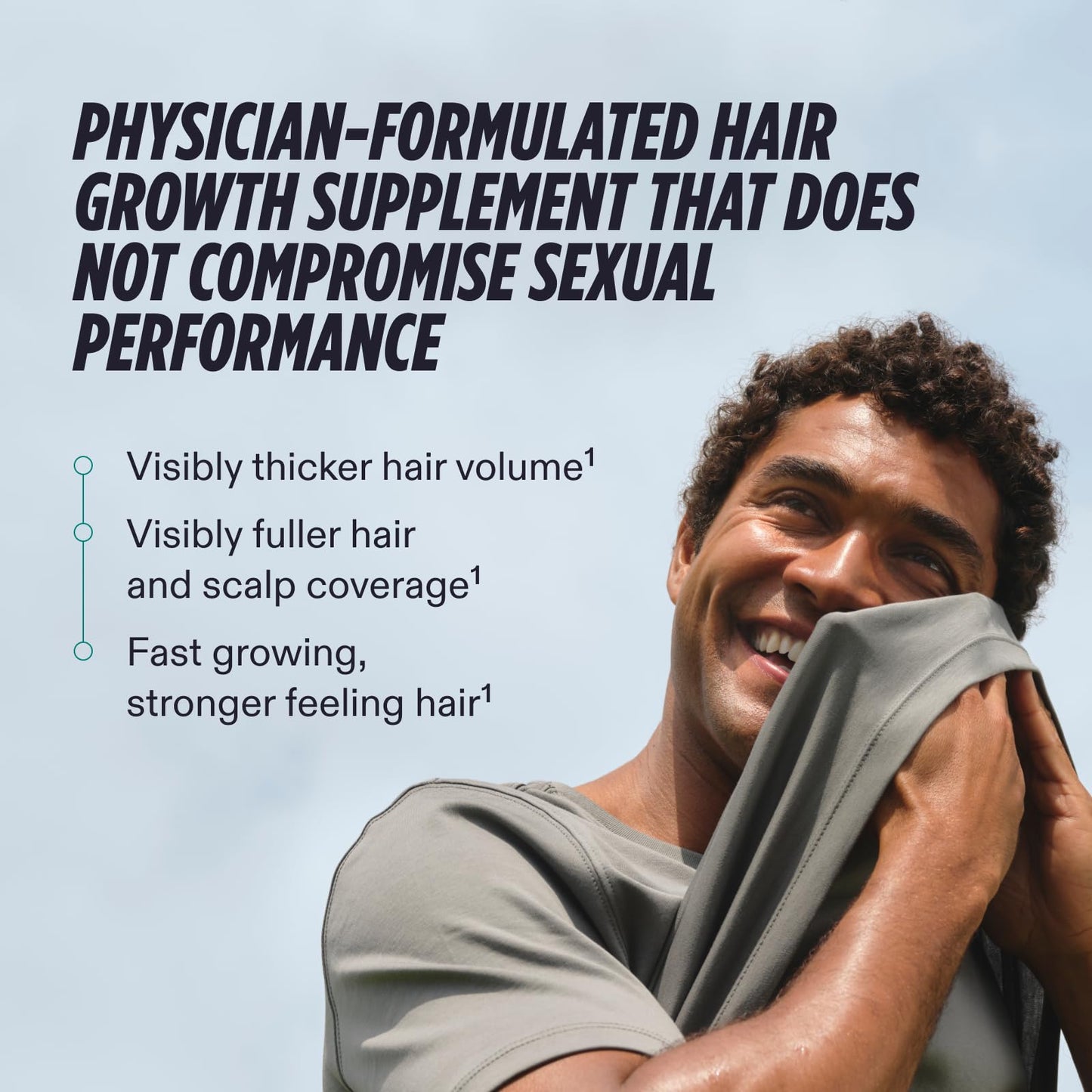 Nutrafol Men's Hair Growth Supplements, Clinically Tested for Visibly Thicker Hair and Scalp Coverage, Dermatologist Recommended - 1 Month Supply, 1 Beauty and Personal Care Nutrafol