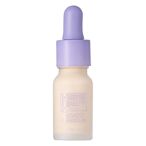 Carter Beauty By Marissa Carter Covert Brightening Concealer - Creamy - Instant Undereye Brightener and Redness Corrector - Vegan, Cruelty Free