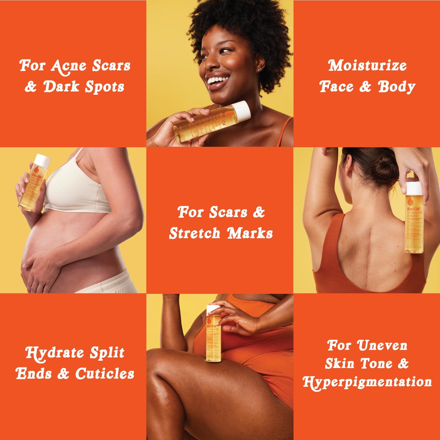 Bio-Oil Fragrance-Free Body Oil Serum for Scars & Stretch Marks, 6.7 fl oz Beauty and Personal Care Bio-Oil