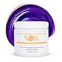 NOW BEAUTY Deep Conditioning Purple Mask - For Dry, Damaged & Blonde Hair - Regenerating, Vegan, Color Safe, Sulfate-Free - For All Genders - 16 oz